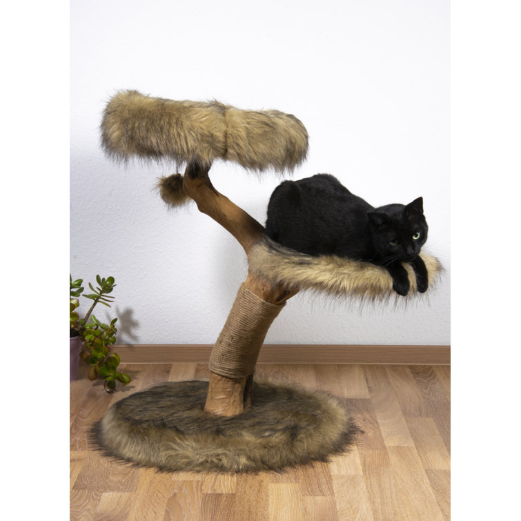 Tree trunk scratching clearance post